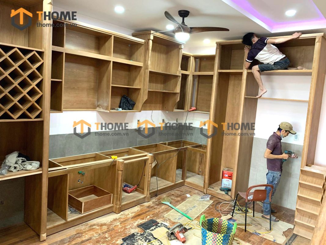 Hình ảnh thi công nhà anh Hoan Hòa Xuân TTTC-16SN