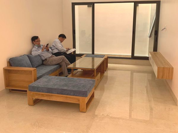 Hình ảnh thi công gỗ công nghiệp nhà Cha Ông Ích Khiêm TTTC-04CN