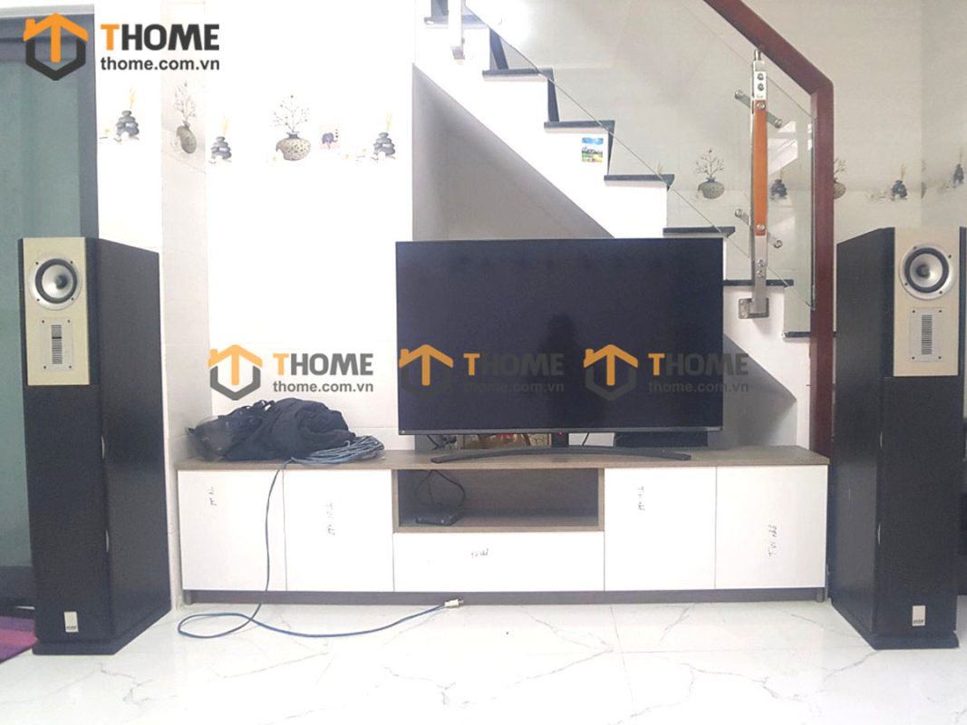 Hình ảnh thi công gỗ công nghiệp nhà chị Sương Phùng Tá Chu TTTC-05CN