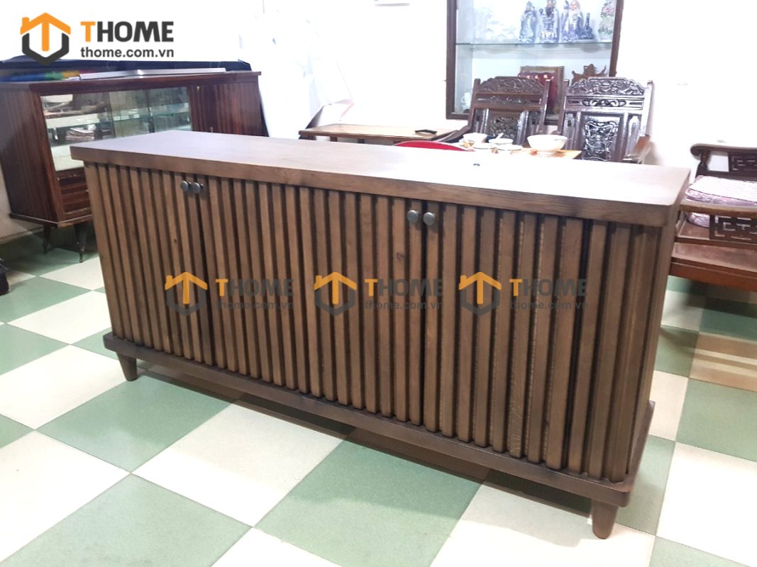 Hình ảnh thi công gỗ sồi tự nhiên nhà anh Nghĩa Cửa Đại Hội An TTTC-10SM
