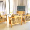 Hình ảnh thi công gỗ sồi tự nhiên nhà anh Tuấn Casamia Hội An TTTC-17SN