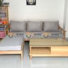 Hình ảnh thi công gỗ sồi tự nhiên nhà anh Vũ Điện Biên Phủ TTTC-21SN