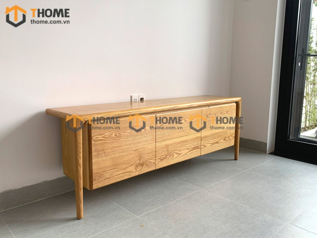 Hình ảnh thi công gỗ sồi tự nhiên nhà chị Hằng Ông Ích Đường TTTC-01SN