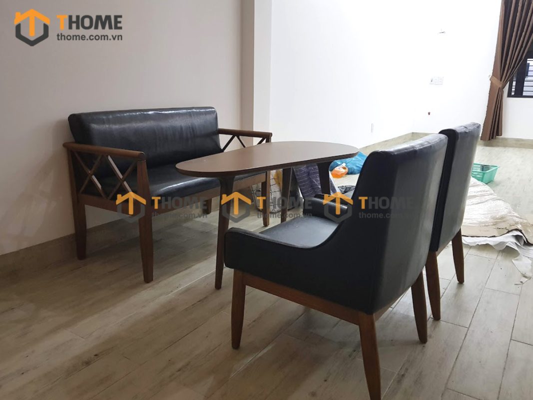 Hình ảnh thi công gỗ sồi tự nhiên nhà chị Út Võ Văn Kiệt TTTC-19SM
