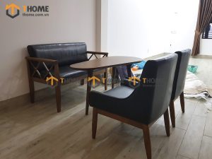Hình ảnh thi công gỗ sồi tự nhiên nhà chị Út Võ Văn Kiệt TTTC-19SM