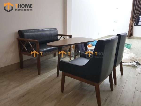 Hình ảnh thi công gỗ sồi tự nhiên nhà chị Út Võ Văn Kiệt TTTC-19SM