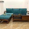 Hình ảnh thi công gỗ sồi tự nhiên nhà chú Thương Điện Biên Phủ TTTC-16SM