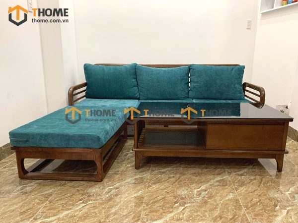 Hình ảnh thi công gỗ sồi tự nhiên nhà chú Thương Điện Biên Phủ TTTC-16SM