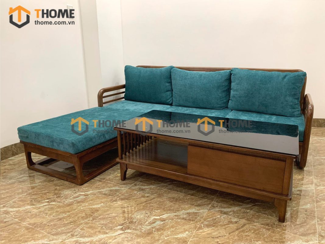 Hình ảnh thi công gỗ sồi tự nhiên nhà chú Thương Điện Biên Phủ TTTC-16SM