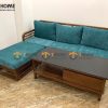 Hình ảnh thi công gỗ sồi tự nhiên nhà chú Thương Điện Biên Phủ TTTC-16SM