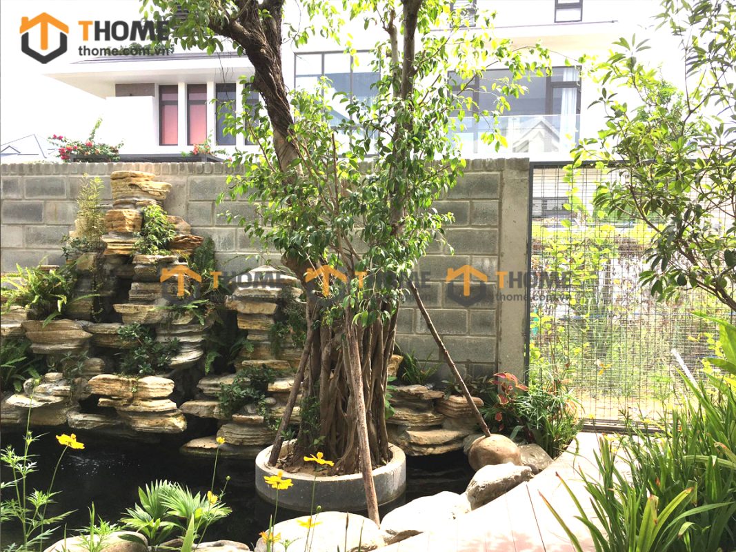 Hình ảnh thi công gỗ sồi tự nhiên nhà cô Hà Euro Villas TTTC-13SM