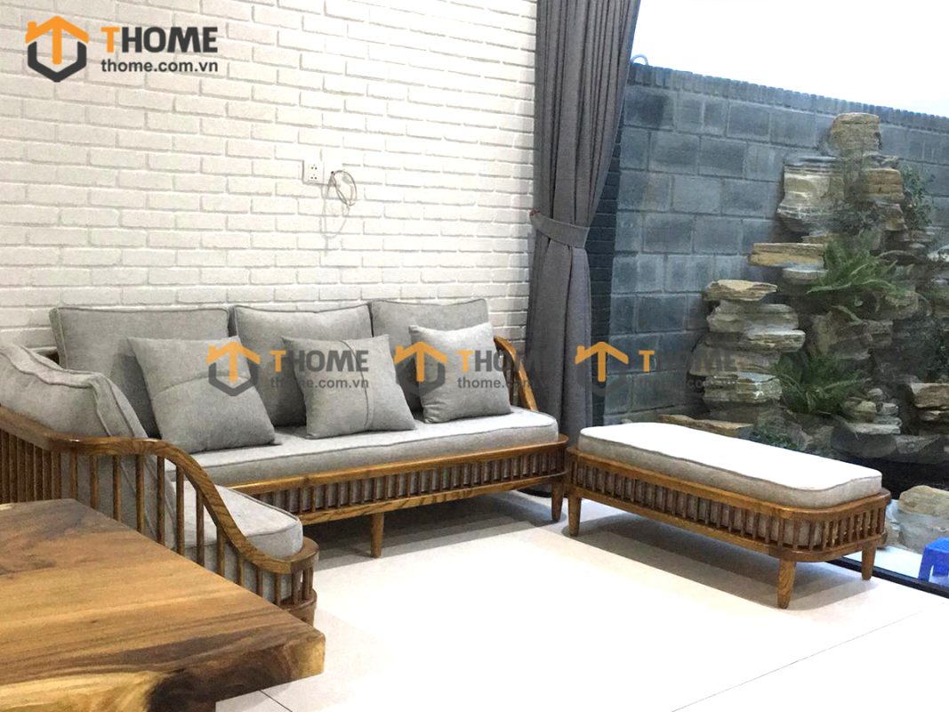 Hình ảnh thi công gỗ sồi tự nhiên nhà cô Hà Euro Villas TTTC-13SM