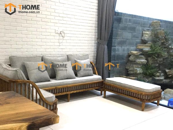 Hình ảnh thi công gỗ sồi tự nhiên nhà cô Hà Euro Villas TTTC-13SM