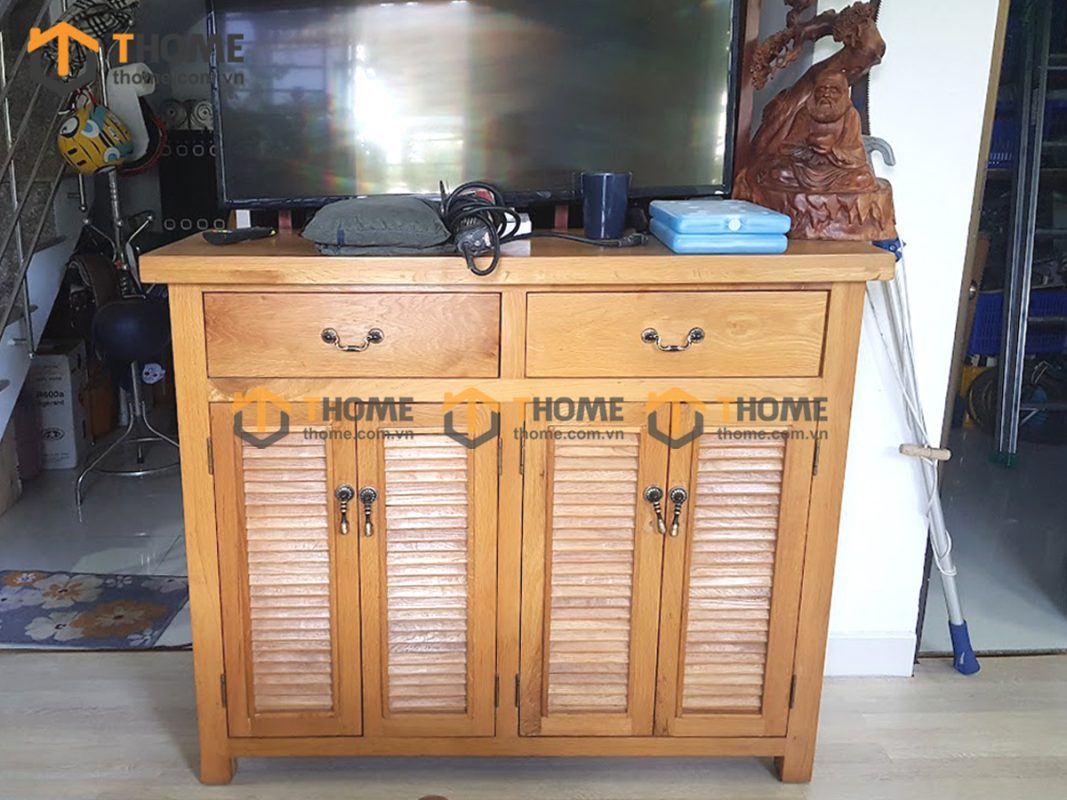 Hình ảnh thi công gỗ sồi nhà anh Trung Duy Tân TTTC-21SM
