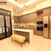 Hình ảnh thi công gỗ sồi tự nhiên nhà anh Lãm Phan Đăng Lưu TTTC-05SM