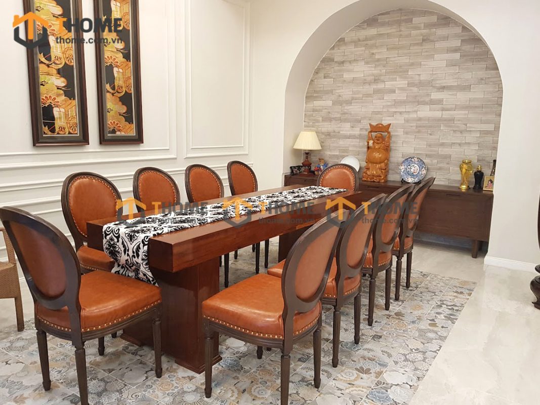 Hình ảnh thi công gỗ sồi tự nhiên nhà anh Lãm Phan Đăng Lưu TTTC-05SM