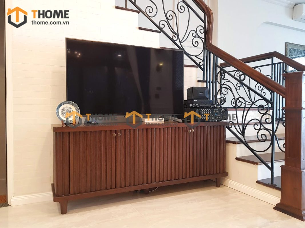 Hình ảnh thi công gỗ sồi tự nhiên nhà anh Lãm Phan Đăng Lưu TTTC-05SM