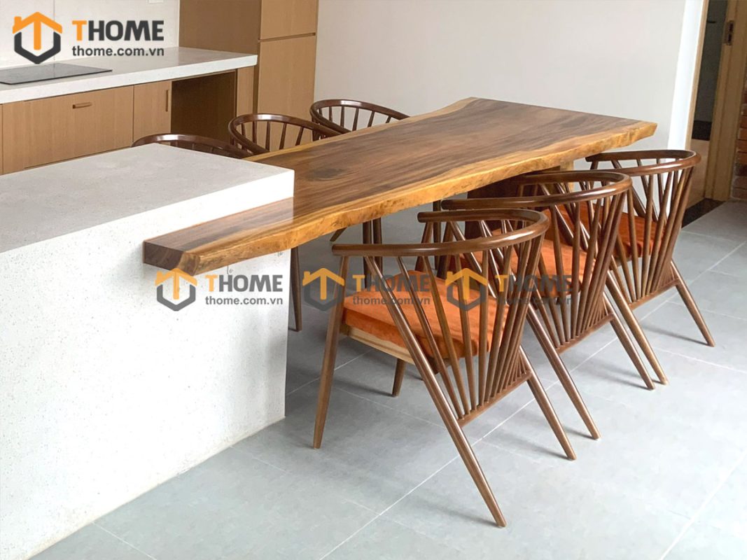 Hình ảnh thi công gỗ sồi tự nhiên nhà chị Hằng Ông Ích Đường TTTC-01SN