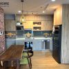 Hình ảnh thi công gỗ sồi tự nhiên nhà chị Khanh Monarchy TTTC-25SN