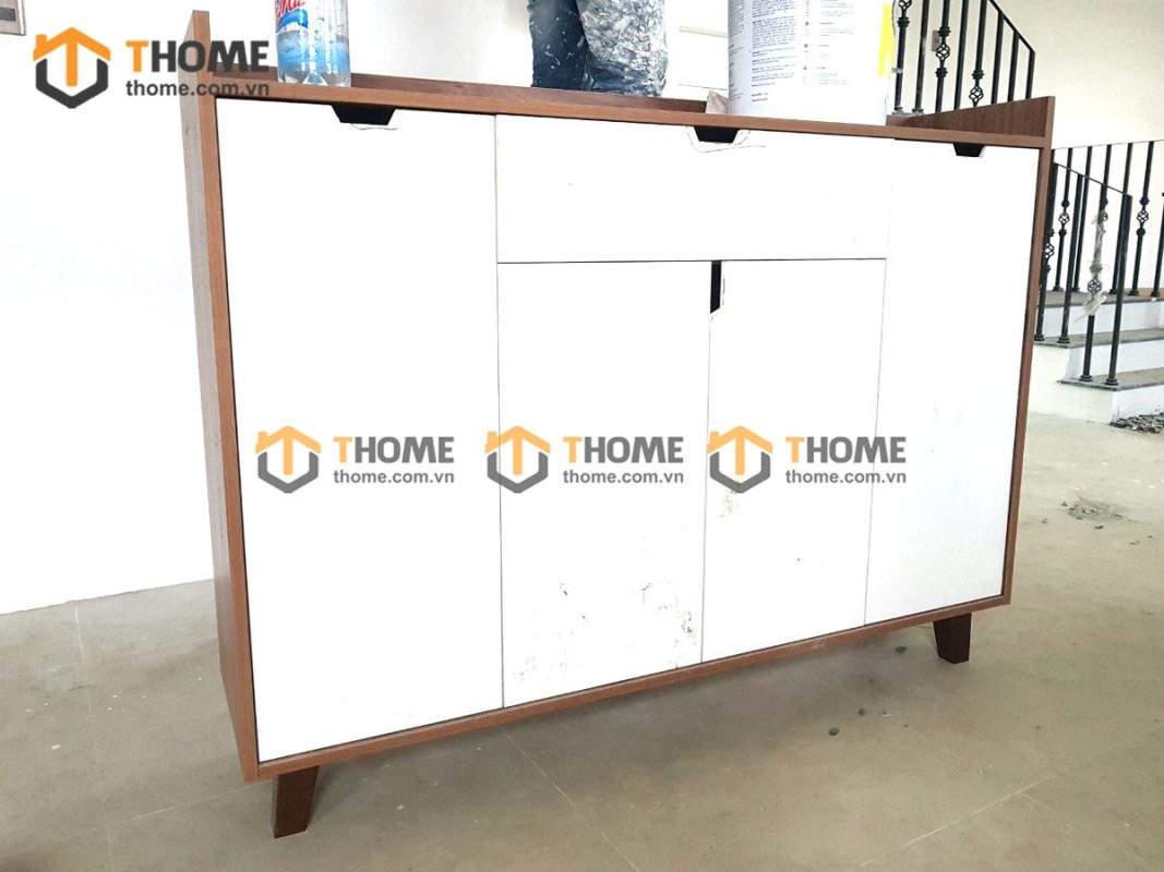 Hình ảnh thi công gỗ sồi tự nhiên nhà chị Lisa Nam Hòa Xuân TTTC-09SM