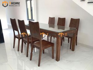 Hình ảnh thi công gỗ sồi tự nhiên nhà chị Ngân Thanh Quýt Quảng Nam TTTC-12SN