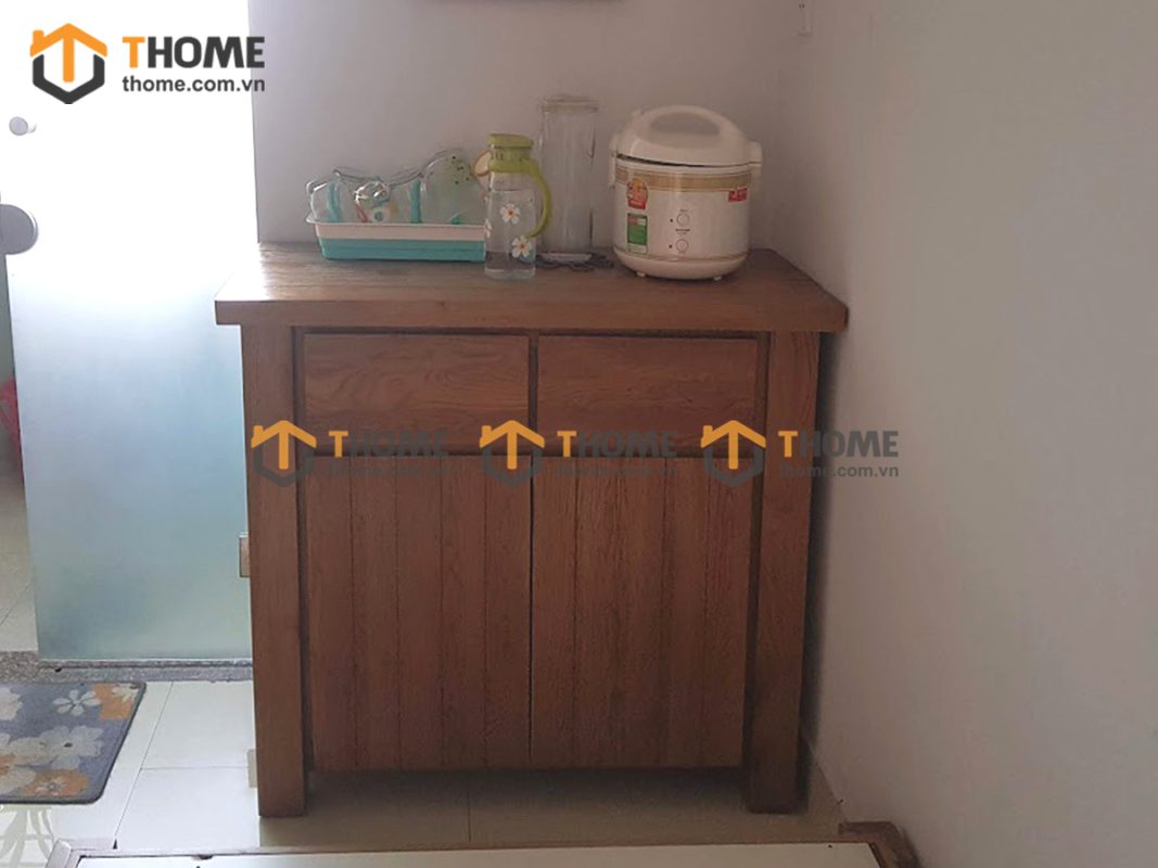 Hình ảnh thi công gỗ sồi nhà anh Trung Duy Tân TTTC-21SM