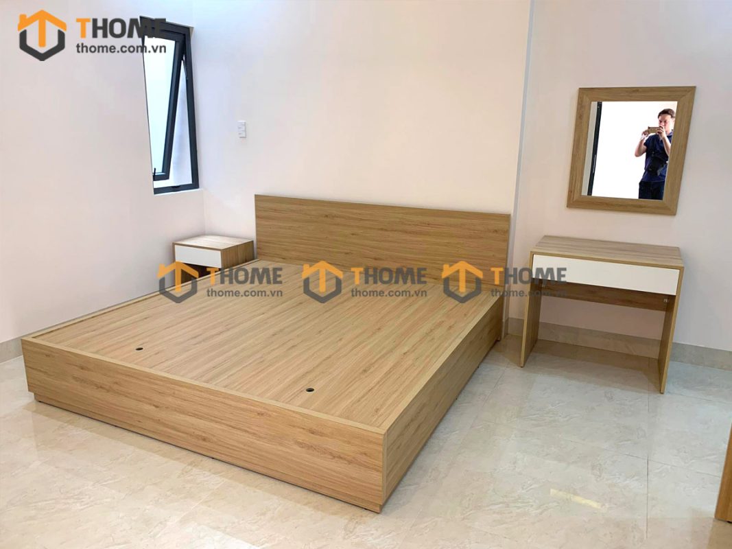Hình ảnh thi công gỗ công nghiệp nhà Cha Ông Ích Khiêm TTTC-04CN