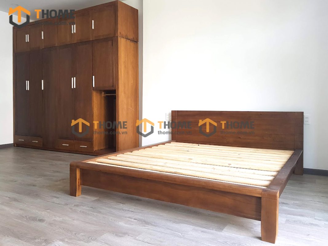 Hình ảnh thi công gỗ sồi tự nhiên chị Vân Dũng Sỹ Thanh Khê TTTC-06CN