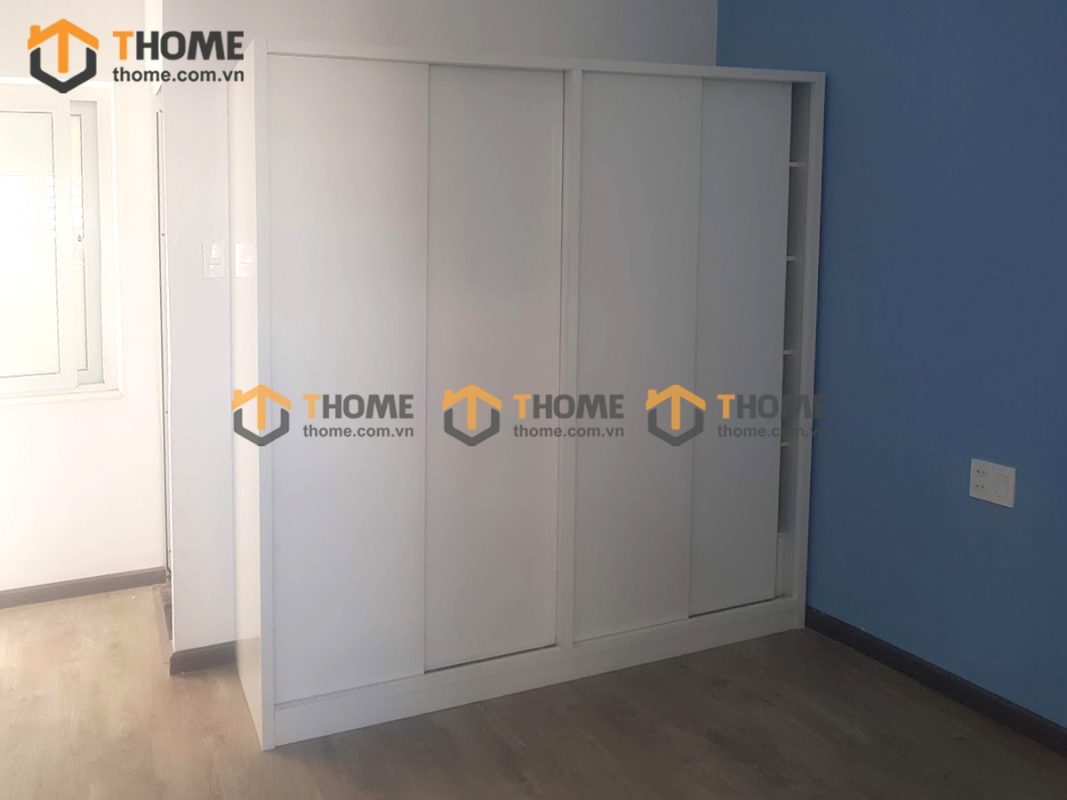 Hình ảnh thi công gỗ sồi tự nhiên chị Vân Dũng Sỹ Thanh Khê TTTC-06CN