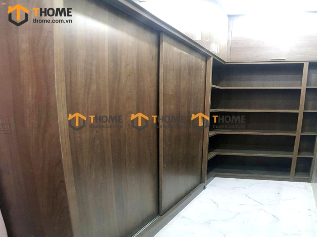 Hình ảnh thi công gỗ công nghiệp nhà chị Sương Phùng Tá Chu TTTC-05CN