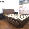 Hình ảnh thi công gỗ sồi tự nhiên Thầy chùa Thái Thị Bôi TTTC-11SM