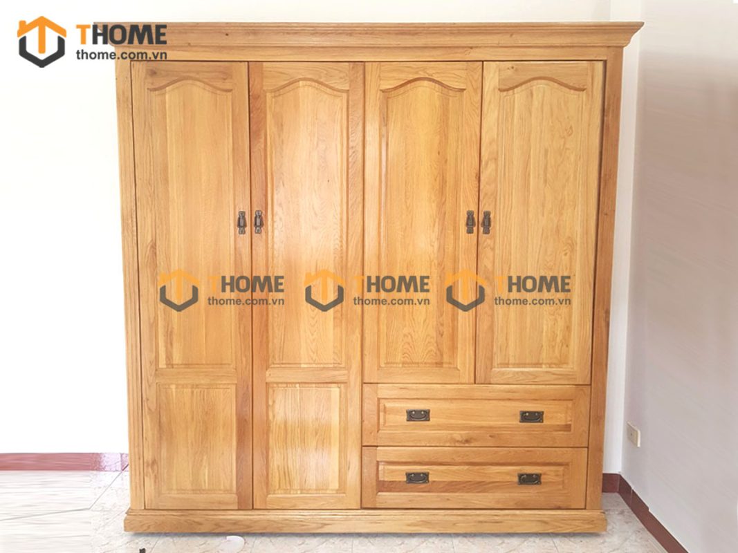 Hình ảnh thi công gỗ sồi tự nhiên nhà anh Hải Nguyễn Văn Linh TTTC-07SM
