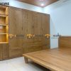 Hình ảnh thi công gỗ sồi tự nhiên nhà anh Huy Trần Nhân Tông TTTC-22SN
