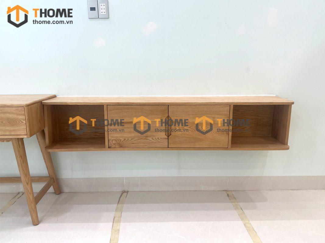 Hình ảnh thi công gỗ sồi tự nhiên nhà anh Huy Trần Nhân Tông TTTC-22SN