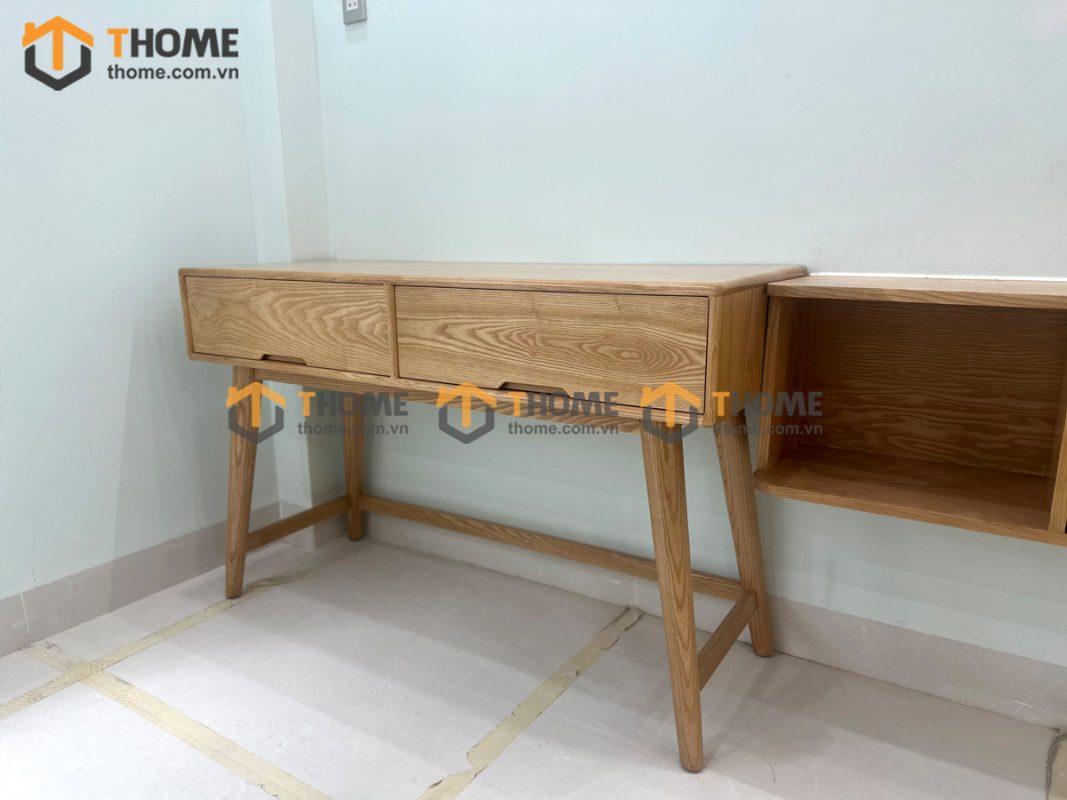 Hình ảnh thi công gỗ sồi tự nhiên nhà anh Huy Trần Nhân Tông TTTC-22SN