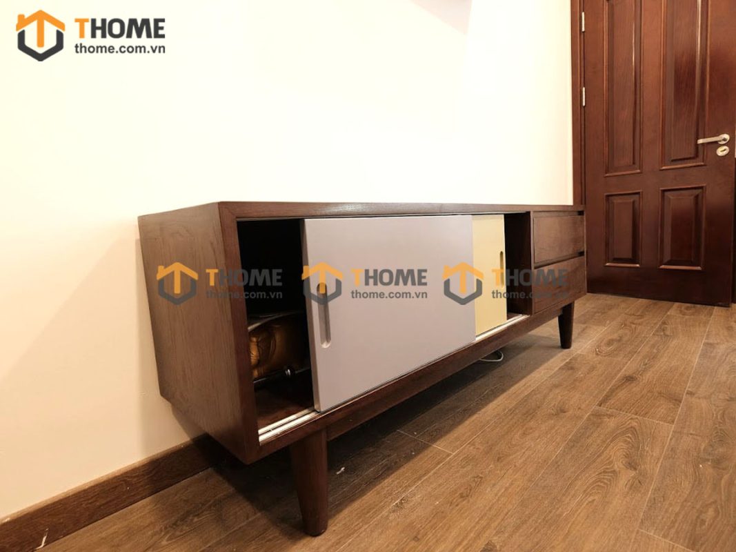 Hình ảnh thi công gỗ sồi tự nhiên nhà anh Lãm Phan Đăng Lưu TTTC-05SM