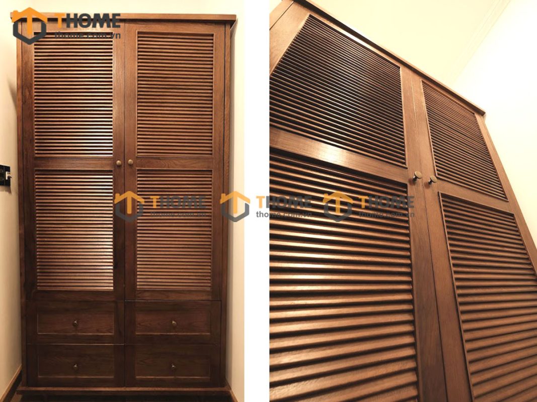 Hình ảnh thi công gỗ sồi tự nhiên nhà anh Lãm Phan Đăng Lưu TTTC-05SM