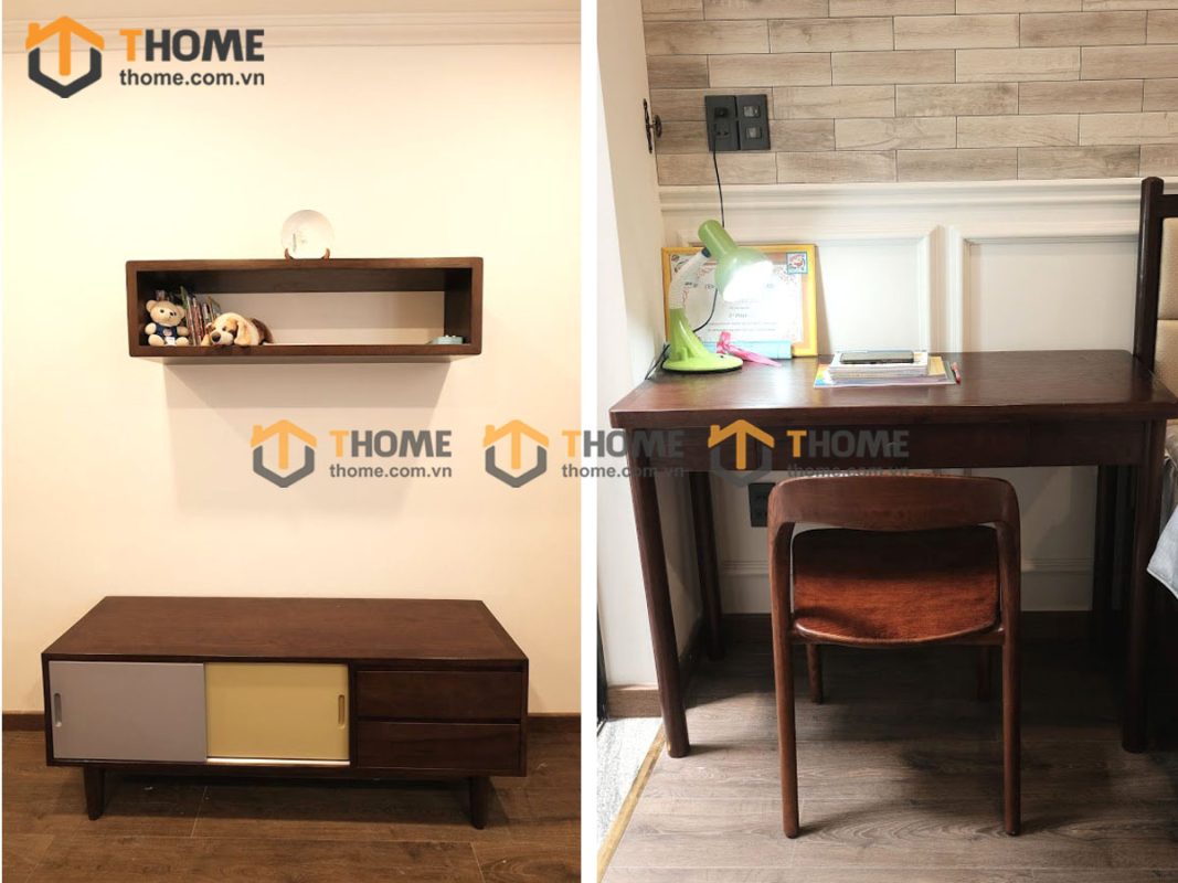 Hình ảnh thi công gỗ sồi tự nhiên nhà anh Lãm Phan Đăng Lưu TTTC-05SM