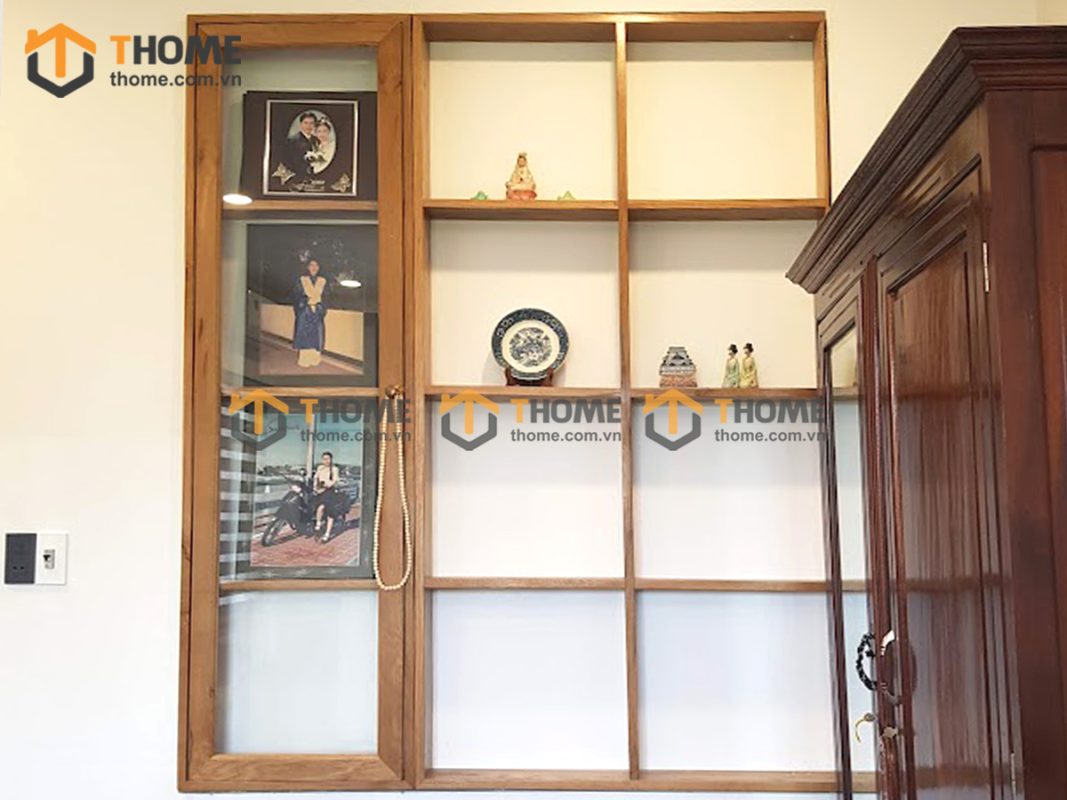 Hình ảnh thi công gỗ sồi tự nhiên nhà anh Lãm Phan Đăng Lưu TTTC-05SM