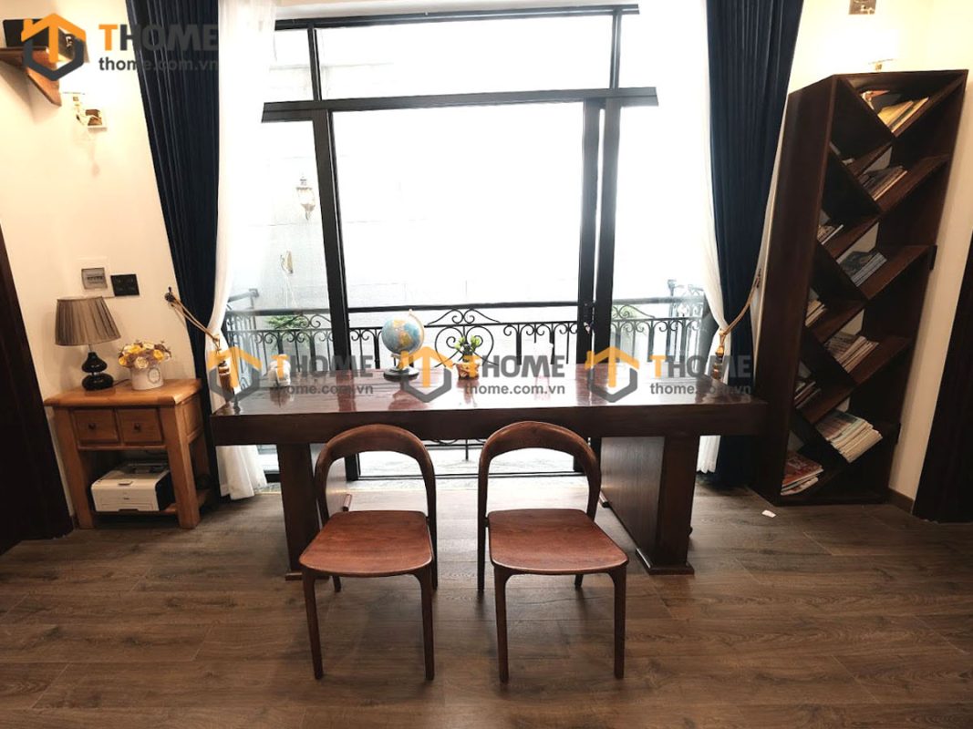 Hình ảnh thi công gỗ sồi tự nhiên nhà anh Lãm Phan Đăng Lưu TTTC-05SM