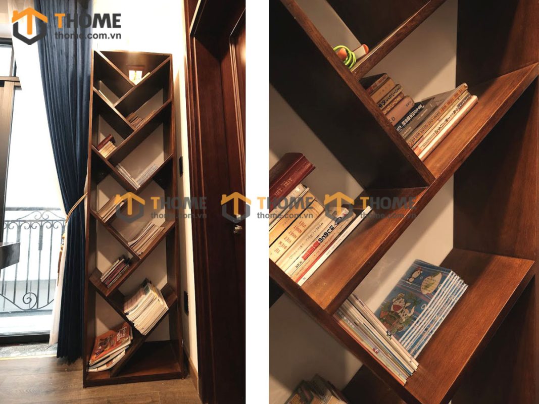 Hình ảnh thi công gỗ sồi tự nhiên nhà anh Lãm Phan Đăng Lưu TTTC-05SM