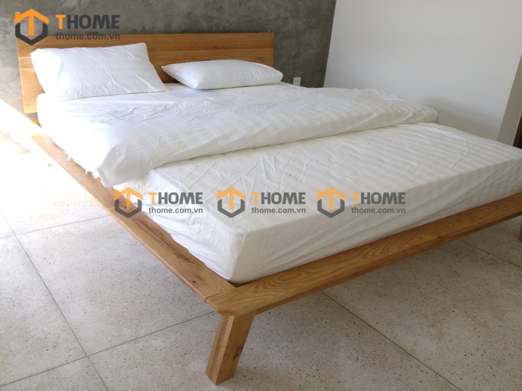 Hình ảnh thi công gỗ sồi tự nhiên nhà anh Nghĩa Cửa Đại Hội An TTTC-10SM