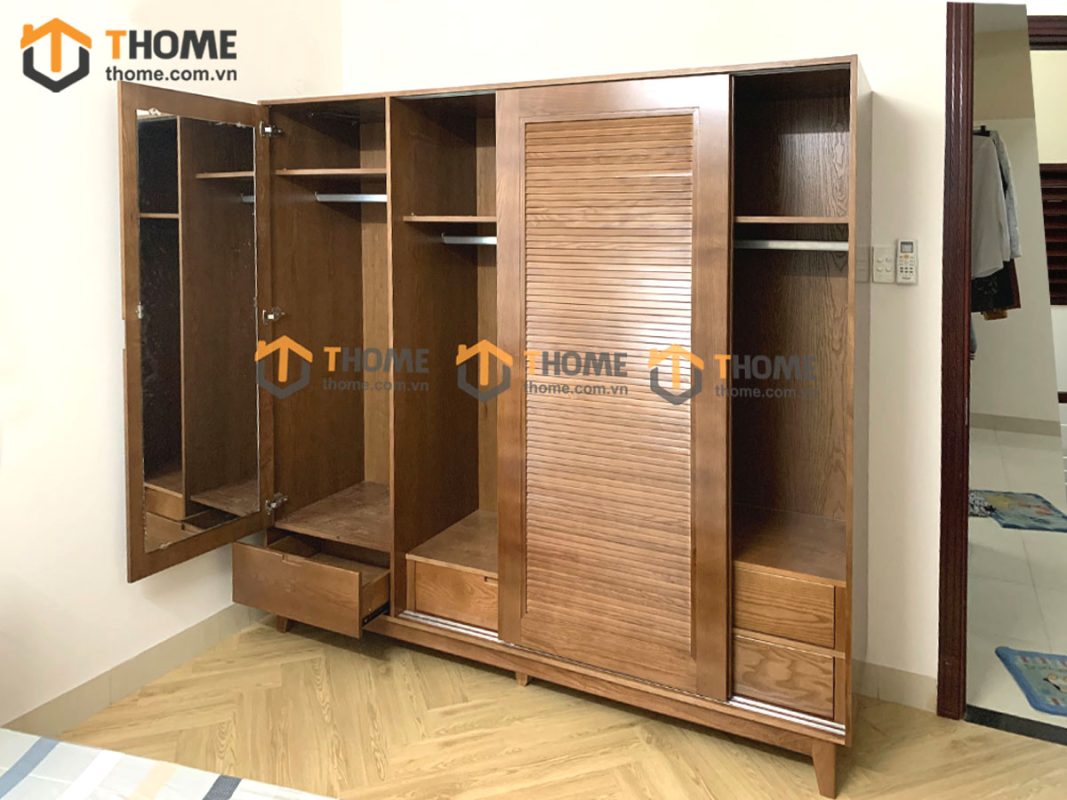 Hình ảnh thi công gỗ sồi tự nhiên nhà anh Nhã Nguyễn Thành Hãn TTTC-11SN