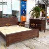 Hình ảnh thi công gỗ sồi tự nhiên nhà anh Nhạc Đà Lạt TTTC-14SM