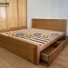 Hình ảnh thi công gỗ sồi tự nhiên nhà anh Vũ Điện Biên Phủ TTTC-21SN