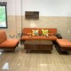 Hình ảnh thi công gỗ sồi tự nhiên nhà chị Giang Hòa Ninh TTTC-14SN