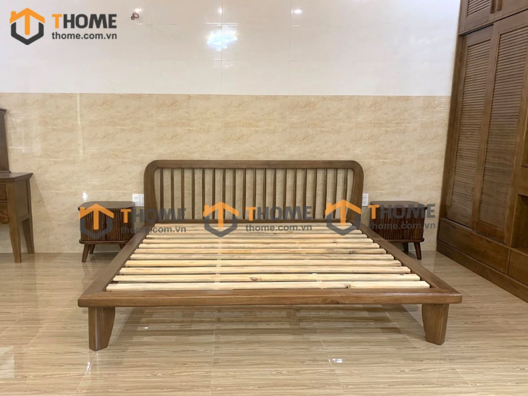 Hình ảnh thi công gỗ sồi tự nhiên nhà chị Giang Hòa Ninh TTTC-14SN