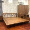 Hình ảnh thi công gỗ sồi tự nhiên nhà chị Liên Nguyễn Súy TTTC-19SN