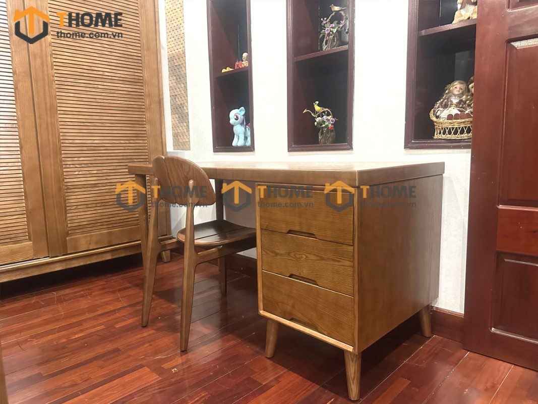 Hình ảnh thi công gỗ sồi tự nhiên nhà chị Liên Nguyễn Súy TTTC-19SN