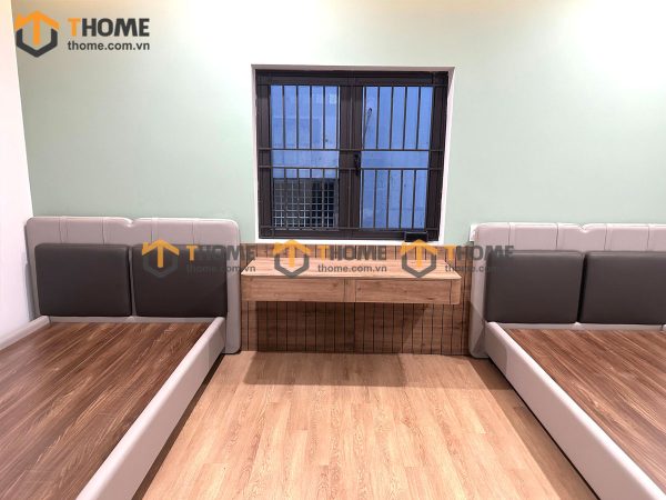 Hình ảnh thi công gỗ sồi nhà chị Linh Hoàng Dư Khương TTTC-24SN